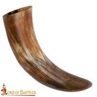 natural brown colour drinking horn