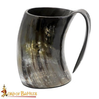 natural horn tankard