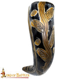 nature themed drinking horn made from cow horn