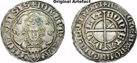 original 14th century medieval coin artefact