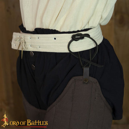 padded Arming belt to suspend medieval armour