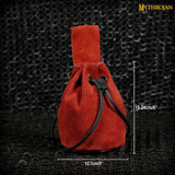 red medieval bag