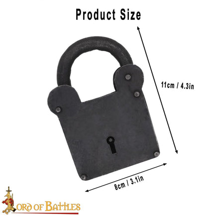 renaissance reproduction Functional Padlock