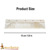 reproduction authentic Anglo- Saxon Comb Made From Bone