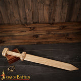 roman gladius sword made from wood