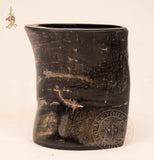 small buffalo horn ale cup