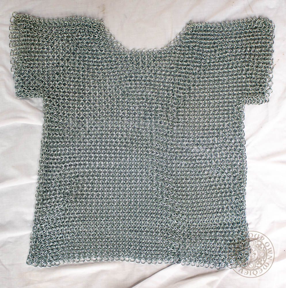 Chain Mail 1/4 Sleeve Butted Shirt - Small