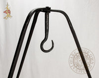 tripod stand for medieval reenactment cooking and camp gear