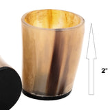two inch viking horn cup