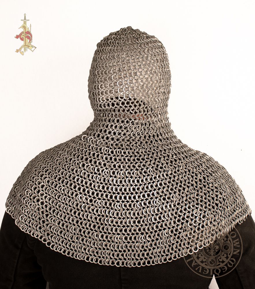 Aluminium Chainmail Haubergeon – Flat Riveted 10mm 16G Anodized Rings ...