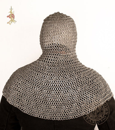 viking coif made from Aluminium rings large and long size